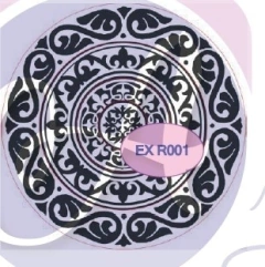 Sellos Marcos Circulares AR ¨Arabesco ¨ 20 cm , EXR001 . A. Laser