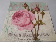 Servilletas Importadas ¨Rosa¨ Cod. FL 129