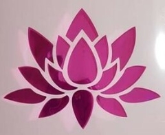 Stencil flor de loto , Cód: FL1 15x15 cm , ALU