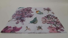 Servilletas Importadas ¨FLores y Mariposa ¨Cód: FLG-204 x Unidad.