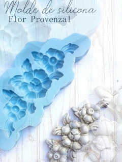 Molde Silicona ¨ Flor Provenzal ¨ Craquelina