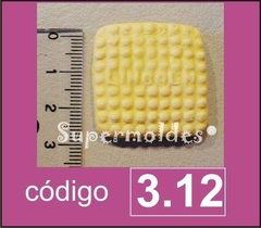 Molde de Silicona ¨Galletita Lincoln¨ Cod: 3.12