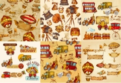 Lamina de Seda , Cód: INF2 , Shabby Chic