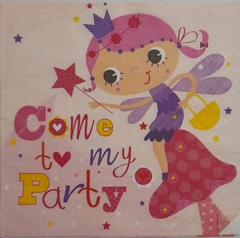 Servilleta para Decoupage ¨Hadita Rosa¨ Cód: INF 56 .