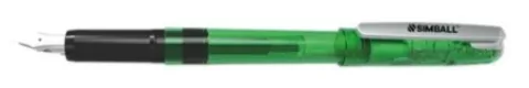 Lapicera Pluma Escolar Verde . Simball