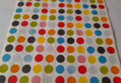 Servilleta Importada ¨Circulos Colores¨ Cod: LNR36