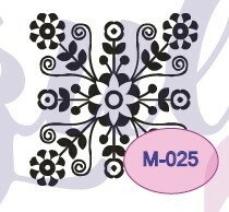 Sello ALTO Relieve ¨Mosaico¨ Cod: M025 , A . Laser