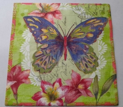 Servilleta Decoupage ¨Mariposas¨ Cód: MP 14