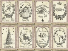Lamina de Seda, Navidad Cód: NAV16 , Shabby Chic