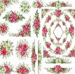 Lamina de Seda, Navidad. Cód: NAV38 , Shabby Chic