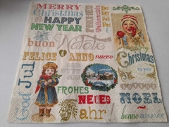 Servilleta Decoupage Navidad PPD Cod: NAV44 , BA