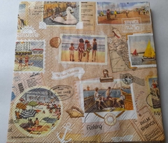 Servilleta Decoupage ¨Beach vintage¨ Cód: NTC 10