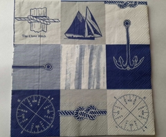 Servilleta Decoupage ¨Náutica¨ Cód: NTC 11