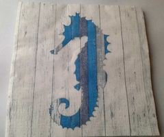 Servilleta Decoupage ¨Hipocampo¨ Cód: NTC 9