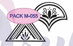 Sellos Pack x 2 , BAJO Relieve, Cód: M055 . A. Laser.