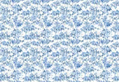 Lamina de Seda ¨ Azul y Blanco ¨ Cód: PORC7 , Shabby Chic
