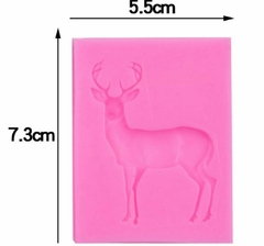 Molde Silicona Flexible Reno Navidad , Cód: 3E6 , CL en internet