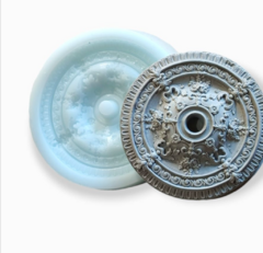 Molde Silicona ¨ Roseton Palace ¨ Craquelina