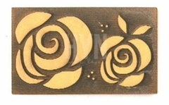 Sello Bajo Relieve ¨ Rosas Rococo ¨ Cod: SA002 . HYN