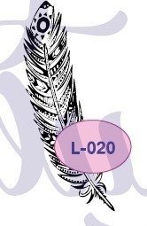 Sello BR ¨ Pluma ¨ Cód: L020 , A. Laser