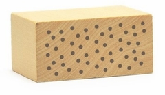 Sello madera MD ¨ Trama lunares ¨ 4.7x 2.3 cm