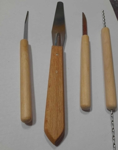 Set para ceramica x 4u.