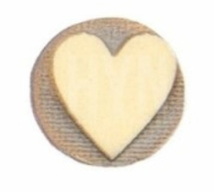 Sello Bajo Relieve ¨ Corazon Mini ¨ Cod: SM078 , HYN