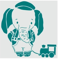 Stencil Infantil ¨ Elefantito ¨ 20x20 , Cód: STE046 , HYN - comprar online
