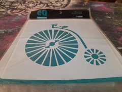 Stencil 914 ¨ Bicicleta ¨ 15x15 , Eq Craft . - comprar online