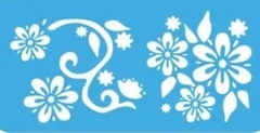 Stencil 64 ¨ Sueño Floral ¨ 13.5x30 cm. Eq Craft