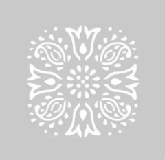 Stencil 831 ¨ Tulipanes ¨ 10x10 . Eq Craft