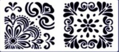 Stencil ¨ Azulejos ¨ 12x27 , STE01 . TITINAS - comprar online