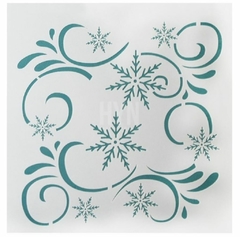 Stencil Navidad 20x20 , STND001 . HYN
