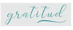 Stencil ¨ Gratitud ¨ 10x30 , STG072 , HYN
