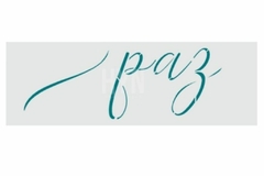 Stencil ¨ Paz ¨ 10x30, STPF003 . HYN