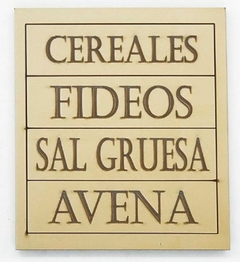 Placa Troquelada x 2 ¨Rotulos¨ Cod: SVXL025 , HYN - comprar online