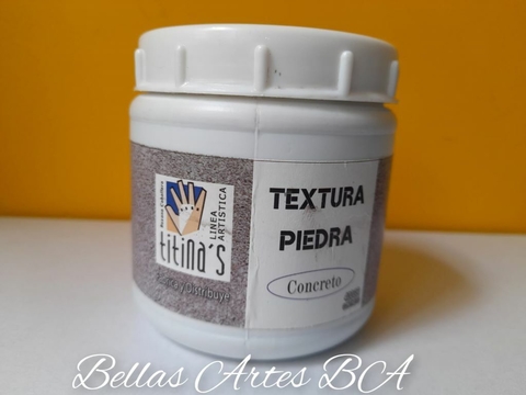 Pote Textura Piedra x 400gr. Natural. TTS