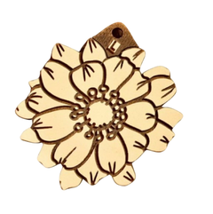 Sello AR ´´ Flor ´´ Cód: L01 , Azul Laser - comprar online