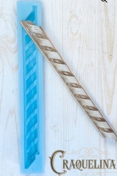 Molde Silicona ¨ Varilla Diagonal ¨ Craquelina