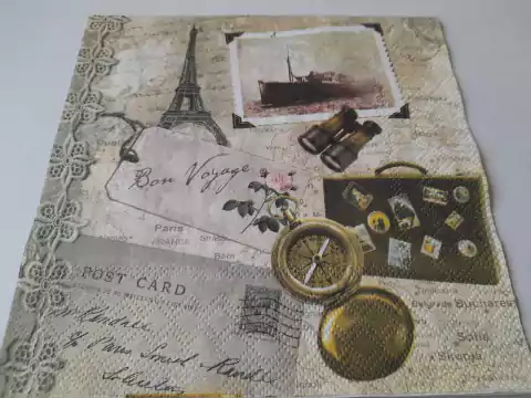 Servilleta Decoupage ¨ París ¨ VTE1 , BA