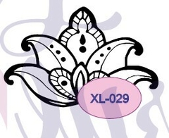 Sello ALTO Relieve ¨Flor de loto¨ Cod: XL029 , A . Laser