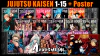 Kit Jujutsu Kaisen: Batalha De Feiticeiros Vol. 1-15 + Poster [Mangá: Panini]