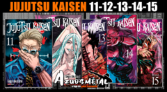 Kit Jujutsu Kaisen: Batalha De Feiticeiros - Vol. 11-15 [Mangá: Panini]