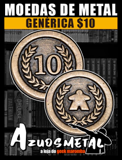 Kit Moedas de Metal: Genérica $10 [Moedas & Co]
