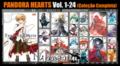 Kit Pandora Hearts - Vol. 1-24 (Coleção Completa) [Mangá: Panini]