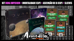 Kit Duna Imperium +Expansões + Sleeves - Jogo de Tabuleiro [Board Game: Galápagos]