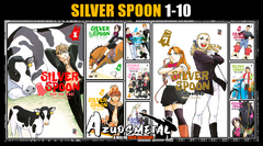 Kit Silver Spoon - Vol. 1-10 [Mangá: JBC]