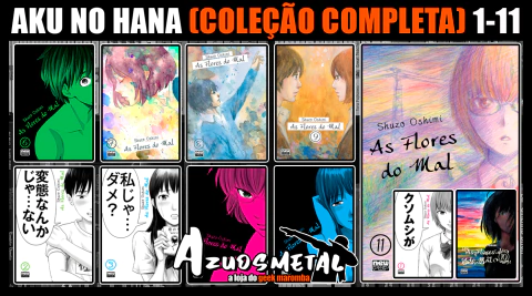 Kit As Flores do Mal (Aku no Hana) - Vol. 1-11 (Coleção Completa) [Mangá: NewPOP]