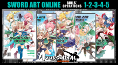Kit Sword Art Online: Girl´s Operation - Vol. 1-5 [Mangá: Panini]