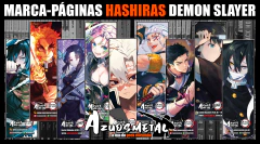 Kit Marca-Páginas: Hashiras (Demon Slayer - Kimetsu no Yaiba) [Azuosmetal]